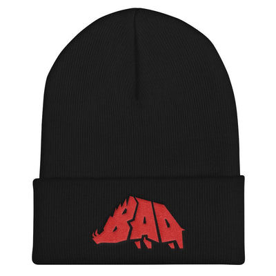 Hat - B.A.D. Boar - Beanie - Black & Red