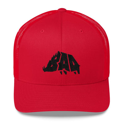 Hat - B.A.D. Boar - Mesh Hat - Blood Red