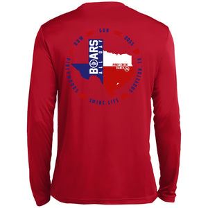Shirt - Texan Boar - Moisture Wicking Performance Long Sleeve