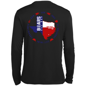 Shirt - Texan Boar - Moisture Wicking Performance Long Sleeve