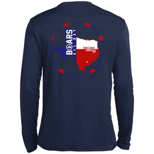 Shirt - Texan Boar - Moisture Wicking Performance Long Sleeve