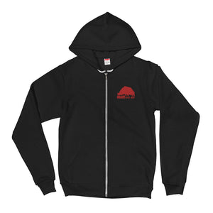 B.A.D. Unisex Zip Up Hoodie - American Apparel