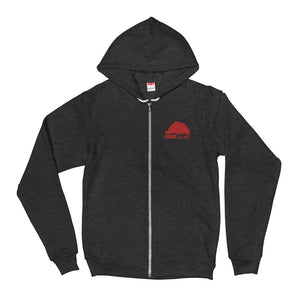B.A.D. Unisex Zip Up Hoodie - American Apparel