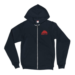 B.A.D. Unisex Zip Up Hoodie - American Apparel